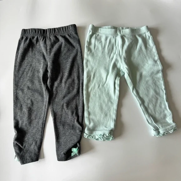 Bundle of Baby Girl Pants Size 12-18 Months Old Navy  Carter’s Gymboree Stripes - Picture 8 of 16